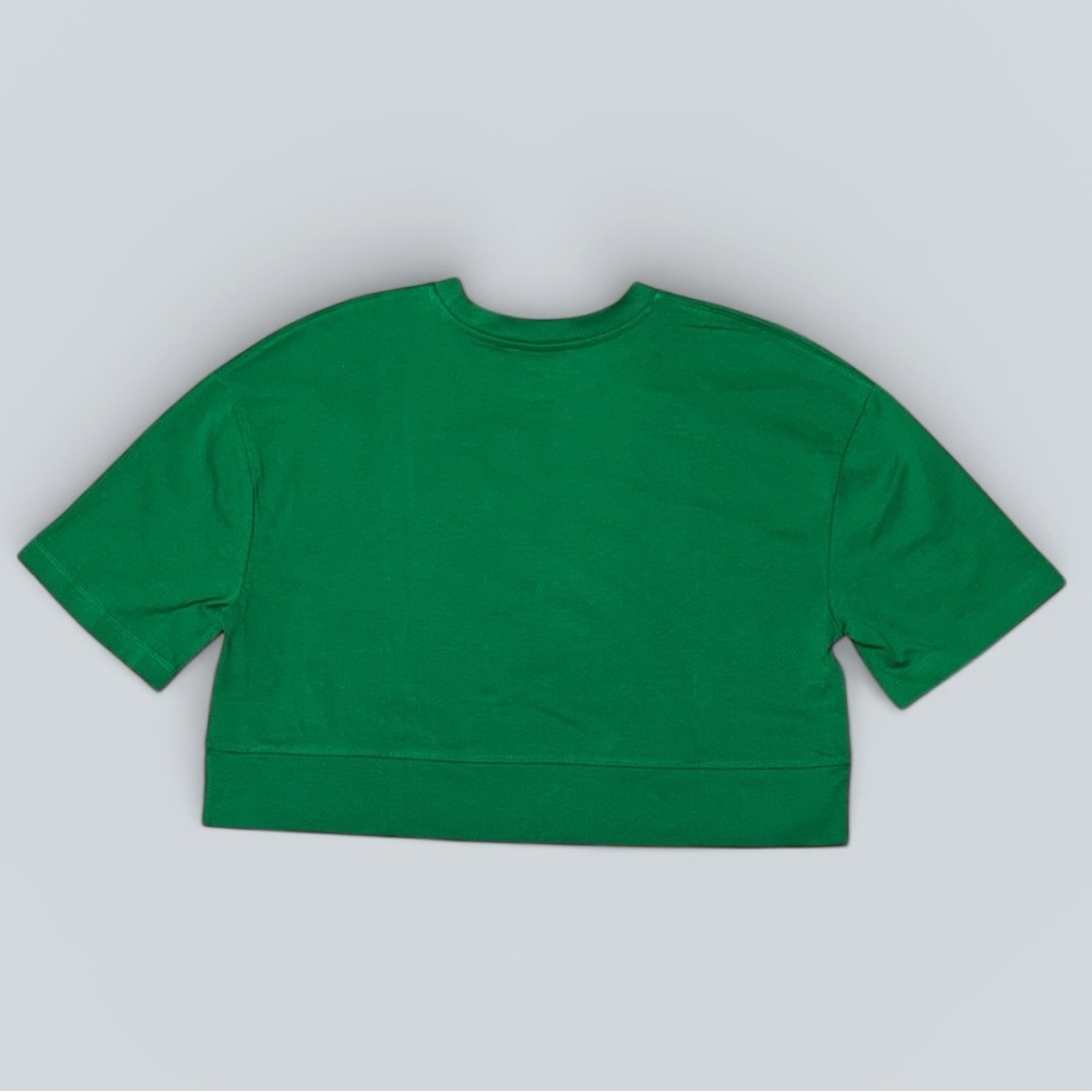 ZARA Oversized Cropped Short Sleeve Tee - Picture 3 of 5